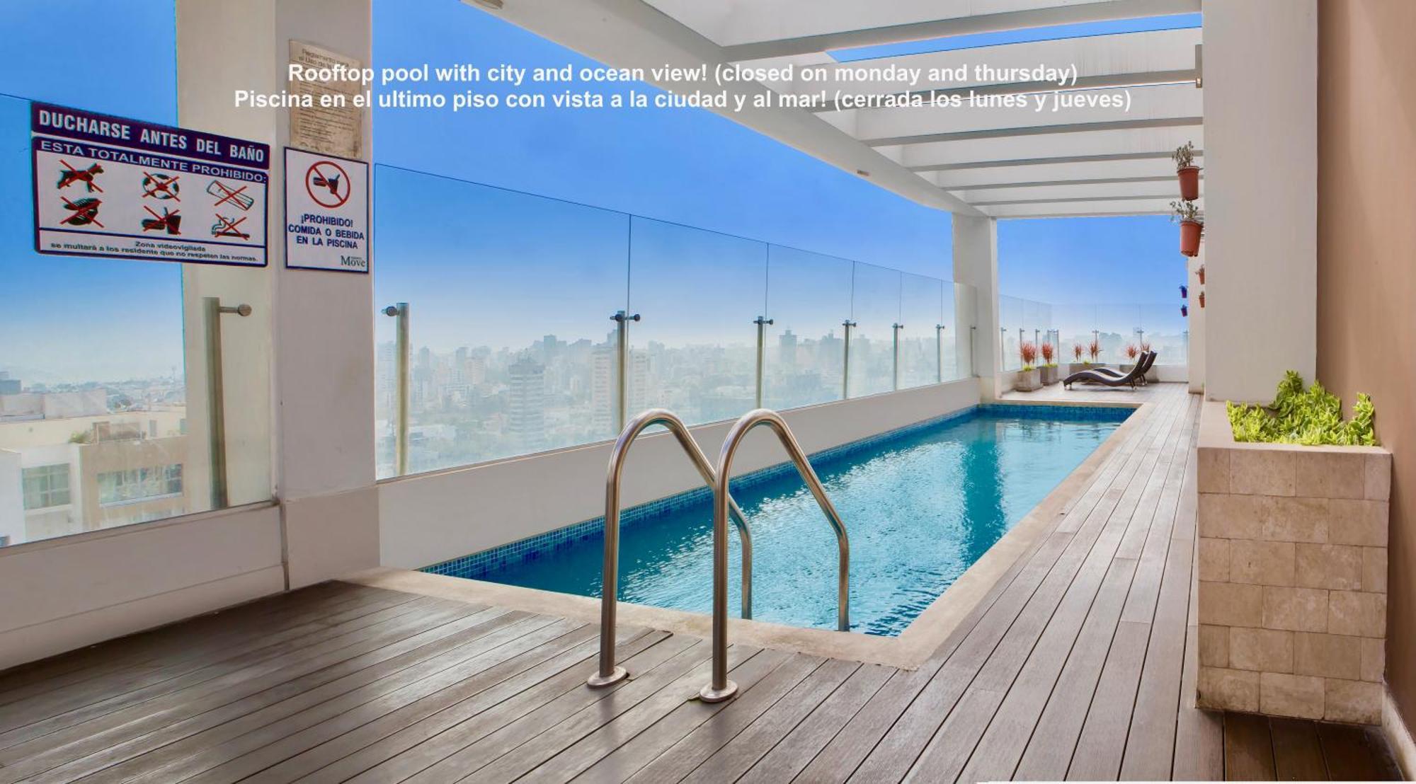 Alu Apartments - Limit With Miraflores Panoramic City View Lima Exterior foto